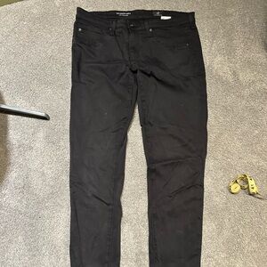 AG Adriano Goldschmied Black Skinny Pants